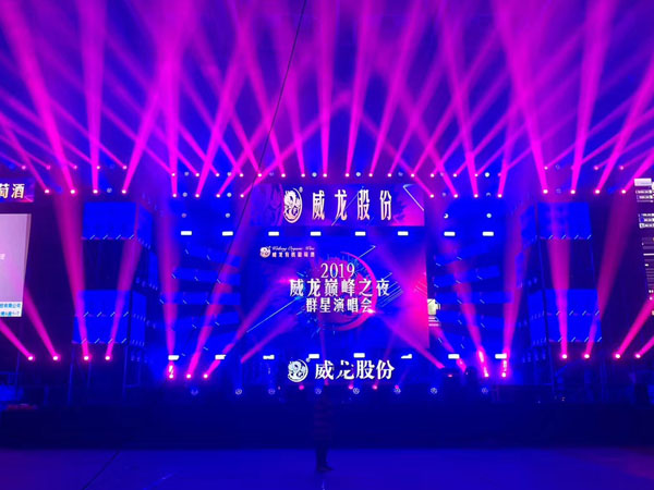 寧波雅戈?duì)栿w育館燈光租賃案例